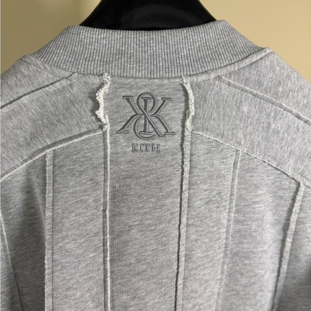 Kith Marvin Bomber Jacket color Heather Grey size Small   ( Runs big size up ) - Picture 6 of 9